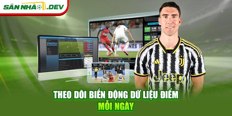 Theo dõi biến động dữ liệu điểm mỗi ngày