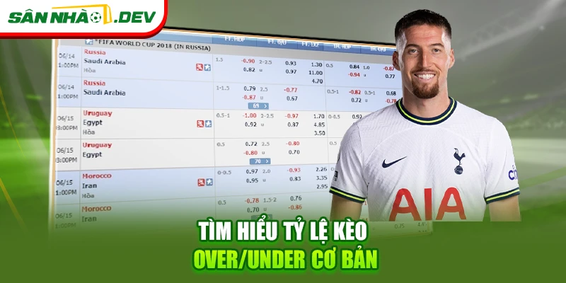 Tìm hiểu tỷ lệ kèo Over/Under cơ bản