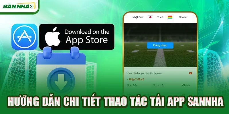 cách tải app Sannha